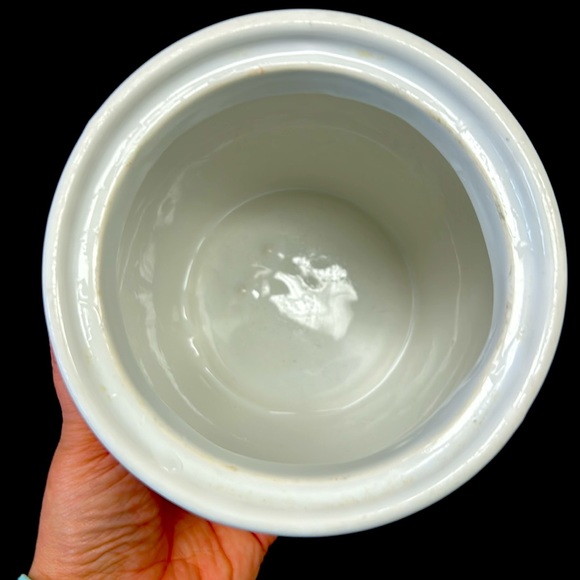 Vintage “Ribbon Geese” the collection ceramic lidded canister by B & D - Picture 6 of 11